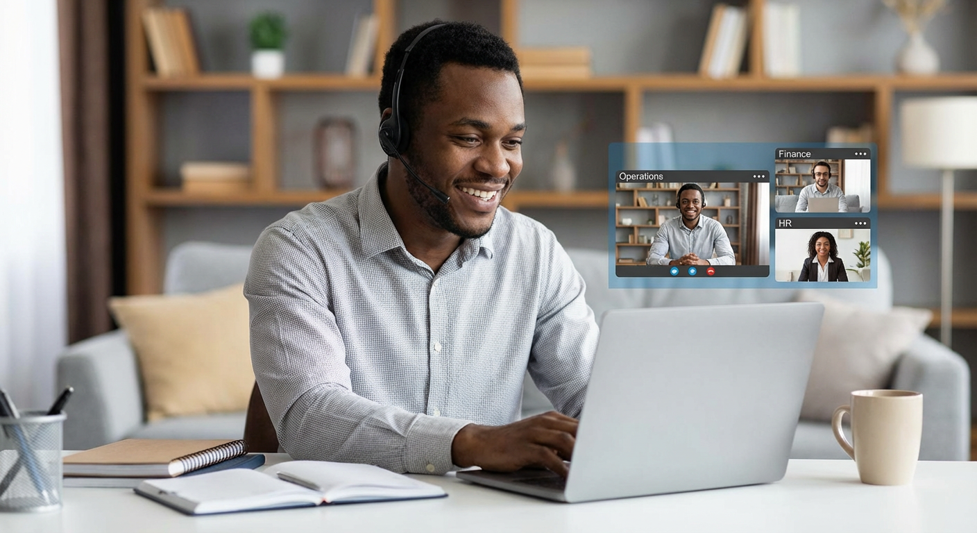 Black African virtual assistant team